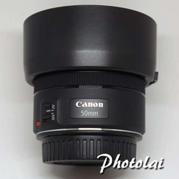 CANON EF 50mm F1.8 STM for EOS APSC / FF Body 有遮光罩