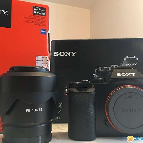 Sony A7 + FE 55mm f/1.8 ZA Lens w/ B+W UV-Haze MRC Nano