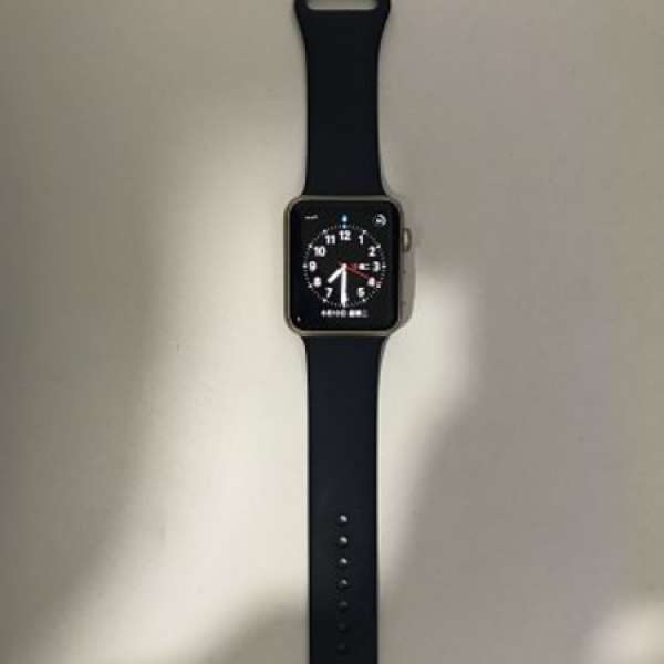 Apple Watch S1 42mm金色午夜藍