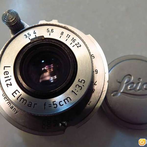 Leica Elmar 50mm f3.5 連正廠leica 頂蓋
