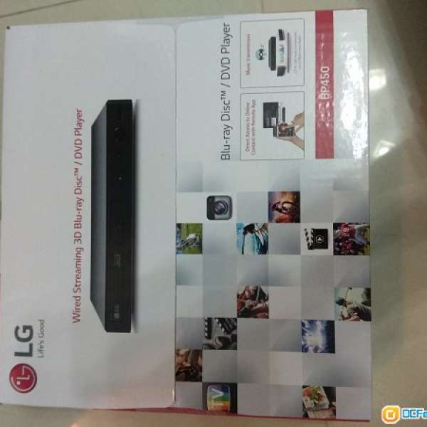 LG BP450香港行貨有單全新未開有保‧ 無線串流3D Blu-ray DiscTM/DVD播放器