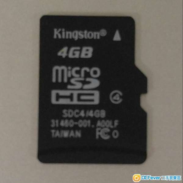 Kingston 4GB Class 4 MicroSD Card
