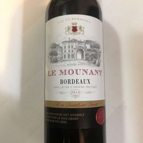 2014年 紅酒 VIN DE BORDEAUX LE MOUNANT BORDEAUX