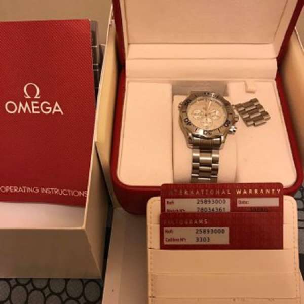 Omega Seamaster us special edition chronograph 3303 movement