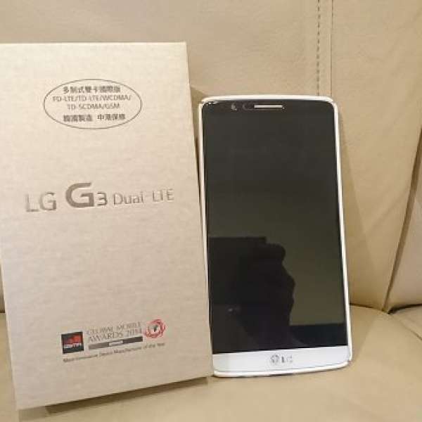 LG G3 D858HK 雙卡 中港4G LTE 白色