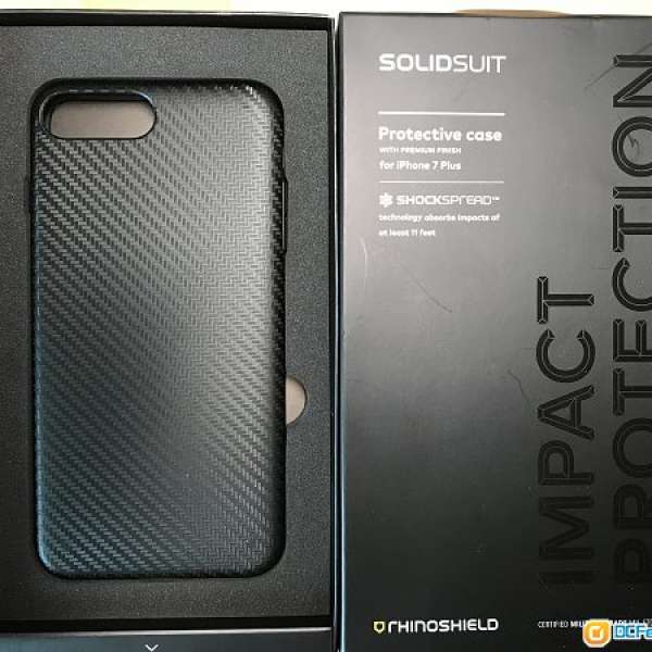 Rhinoshield SolidSuit carbon fiber Finish Case for iPhone 7 plus