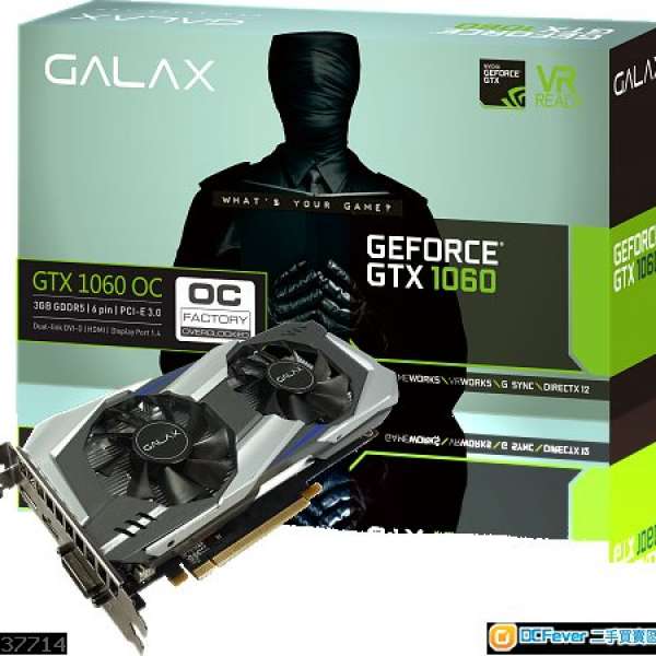 GALAX GeForce GTX 1060 OC 3GB GDDR5