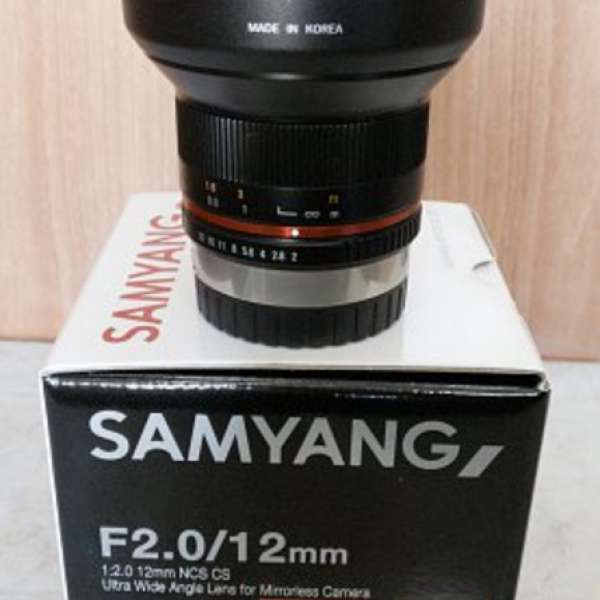 Samyang 12mm F2 Fuji mount