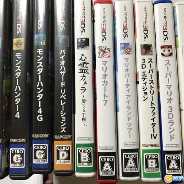 十隻3ds舊game！