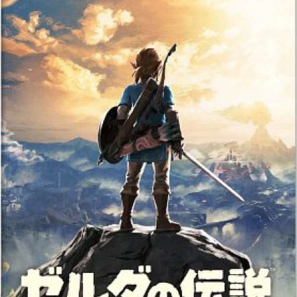 Switch Zelda 薩爾達 荒野之息 日文+英文