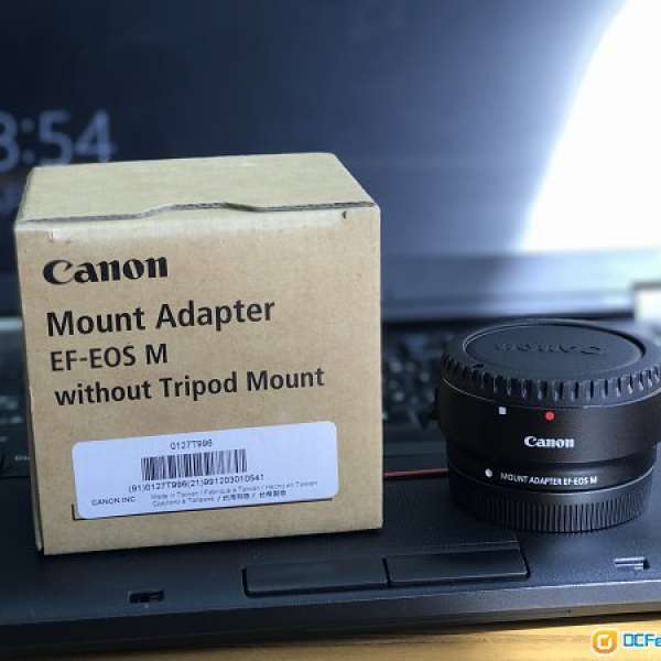 Canon EF-EOS M Adapter 鏡頭轉接器 (原裝canon)