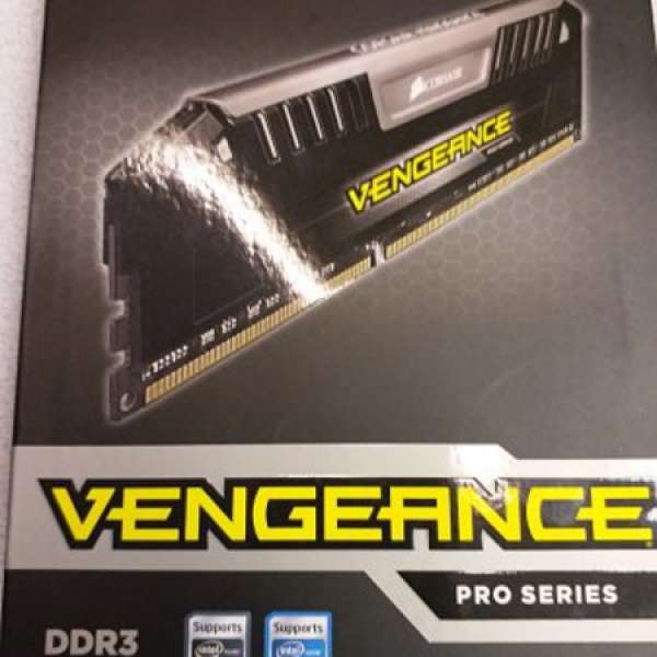 Corsair DDR3 2400 Vengeance Pro銀黑色 4gx2
