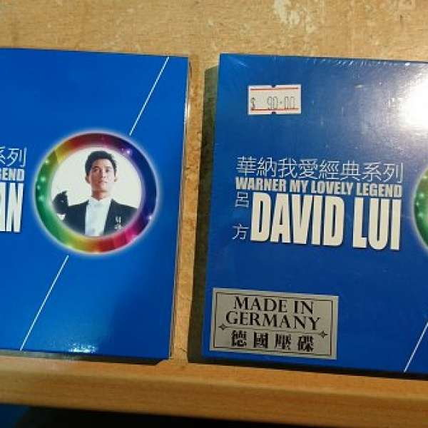陳百強 呂方 華納精選 德國壓碟雙cd