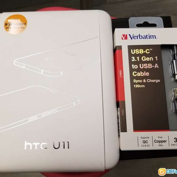 100% 新 HTC U11 6G Ram 128G Rom (亮麗黑) 行貨有保養 購自中原有單