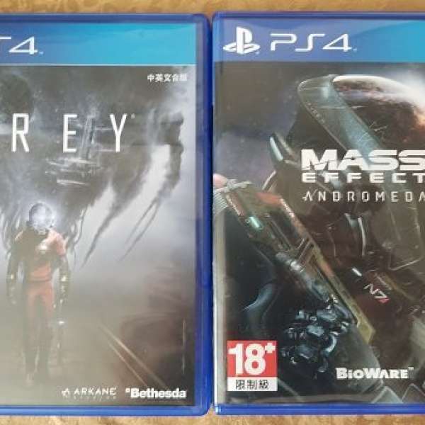 PS4 Mass Effect 仙女座 + Prey