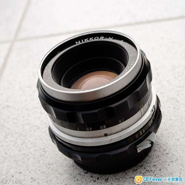 Nikon 手動鏡 Nikkor-H 50mm f2 (non-ai) 加mount可用於canon 單反 及所有無反相機