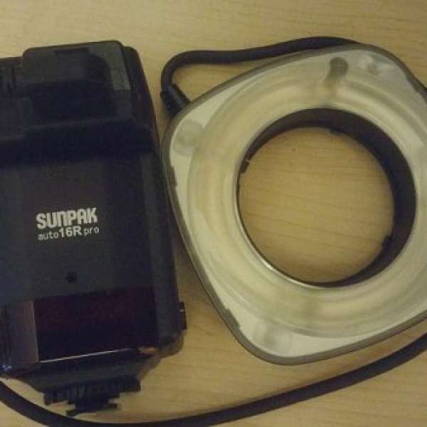Sunpak Auto 16R 環形閃光燈 / 環燈, 多牌子相機適用