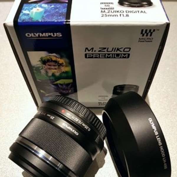 Olympus M.Zuiko Digital 25mm F1.8 (Black)