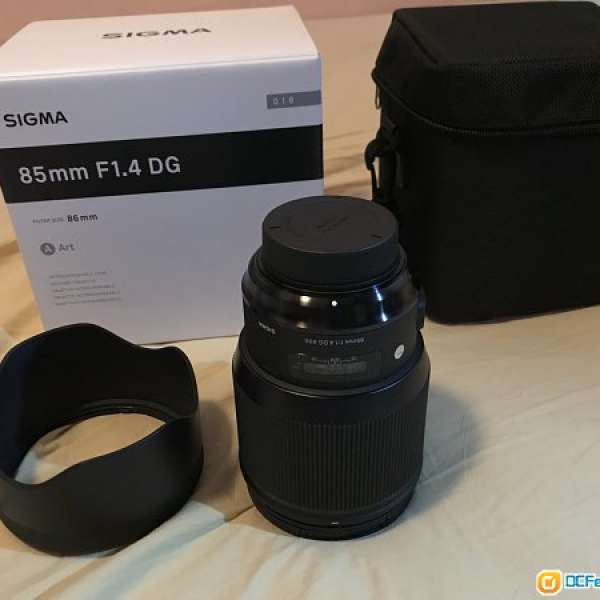 99.9% 新Sigma 85/1.4 Art Nikon Mount