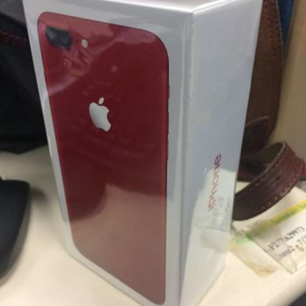 全新未開封 100% New iPhone 7 Plus, 128GB RED