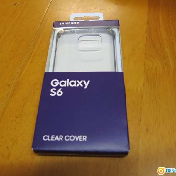 全新 原廠 三星 Samsung Galaxy S6 銀邊 透明保護套手機殼 Clear Cover