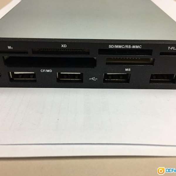 4-Port USB 2.0 Hub Multi-In-1 Internal Card Reader SD TF XD M2 MS