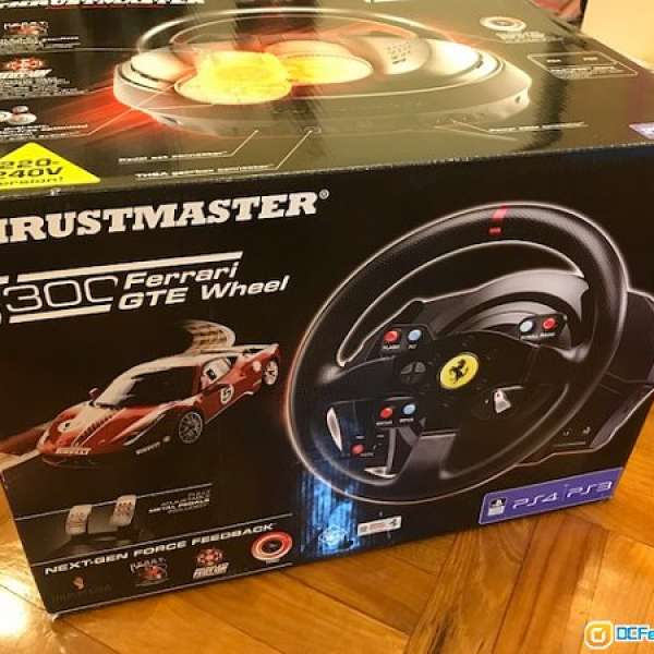 全新 未開盒水貨 Thrustmaster T300 Ferrari GTE Wheel套裝 軚盤