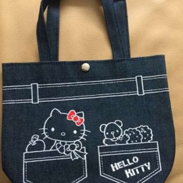 Hello Kitty 牛仔布袋