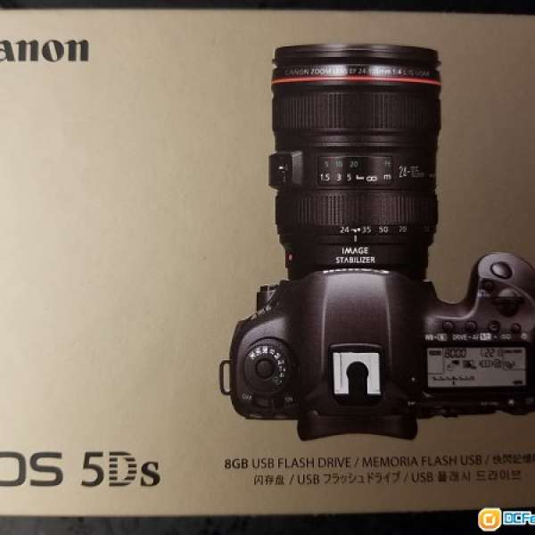 100% 全新 Canon EOS 5Ds + 24-105mm 8GB USB Flash