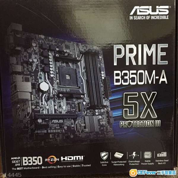 99.9%新Asus prime b350m-a