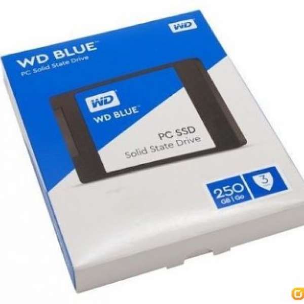 全新未開封WD BLUE SSD 250GB 行貨