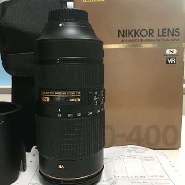 Nikon 80-400f4.5-5.6 ED VR