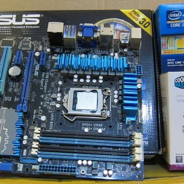 Intel Core i7 3770 + ASUS Z77 靚板 (送 Cooler Master 散熱扇)