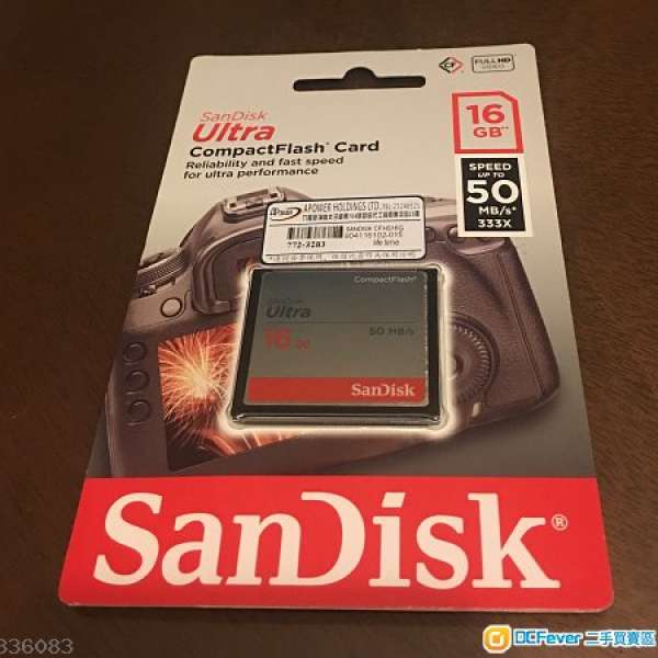 Sandisk 全新16GB CF card