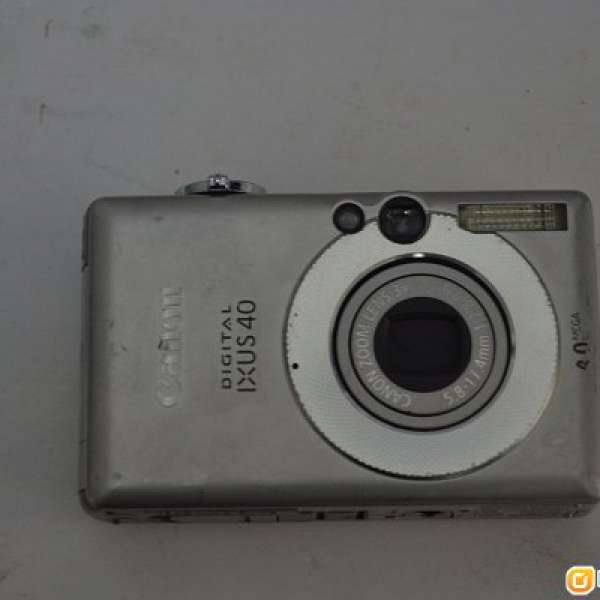 Canon Digital IXUS 40 CCD 數碼相機 金屬機身 有觀景器 35-105mm/2.8-4.9