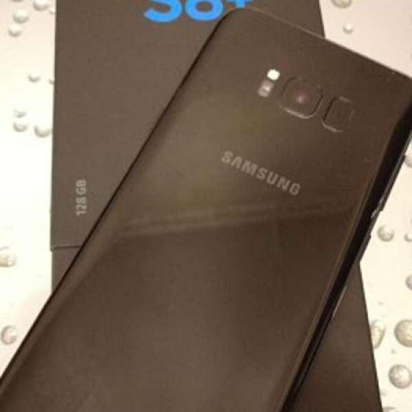 99.9%新 Samsung三星 S8+ / S8 plus 黑色6+128Gb 衛訊行貨