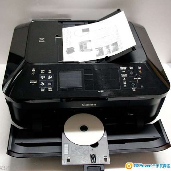 性能良好無塞墨頭可印CD高級5色墨盒有快速雙面copy CANON MX927 Fax Scan Printer<...