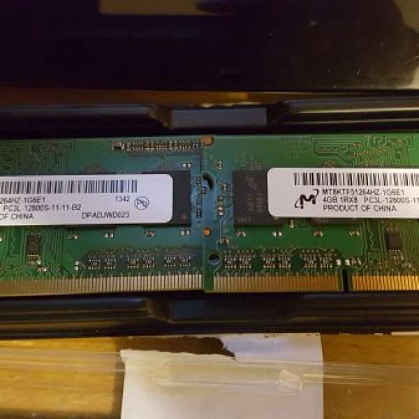 Micron DDR3L SDRAM 4GB 1600MT/s for notebook