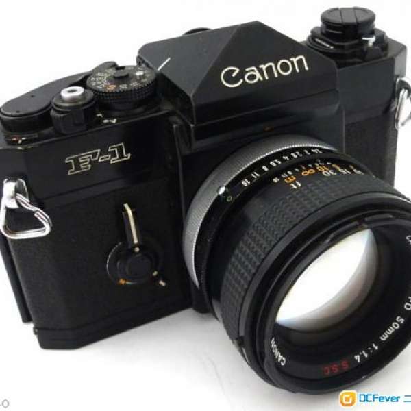 Canon F-1 CANON LENS FD 50mm 1:1.4 S.S.C.