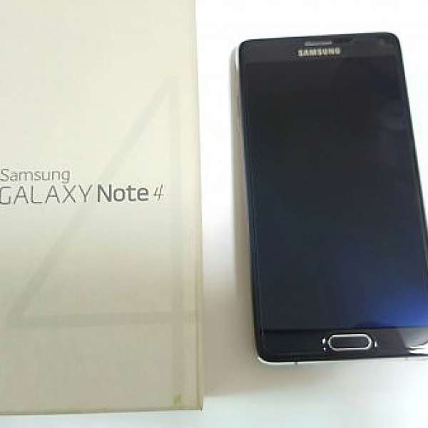 放90%新Samsung GALAXY Note 4 (32GB版本) SM-N910U 黑色 送電池充電套裝及皮套