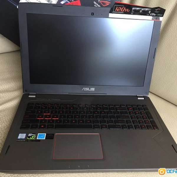 ASUS 15.6吋 GL502VS-DS71 ROG Gaming Notebook (GTX-1070 120Hz G-SYNC)