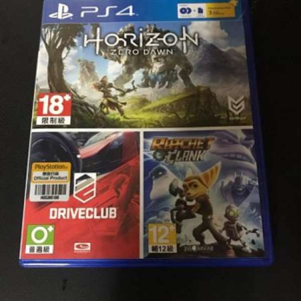 PS4 Game : Horizon Zero Dawn &  Drive club