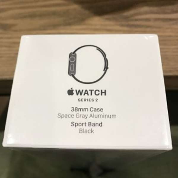 出售 全新 Apple watch series2 38mm Space Gray with Black Sport Band