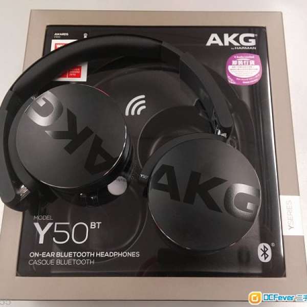 AKG Y50BT 藍芽耳筒 (電量20小時, 支援aptx)