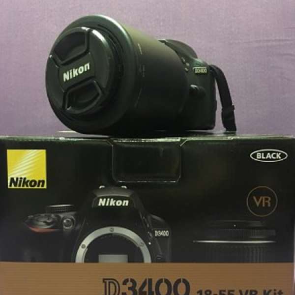 Nikon D3400 18-55VR Kit & AF-s 55-200mmVR2