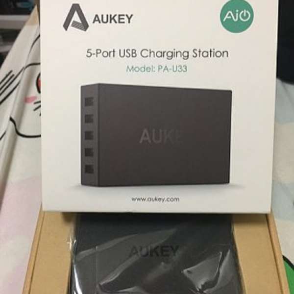 Aukey 50W 5 x 2.1A USB port USB 火牛 分插