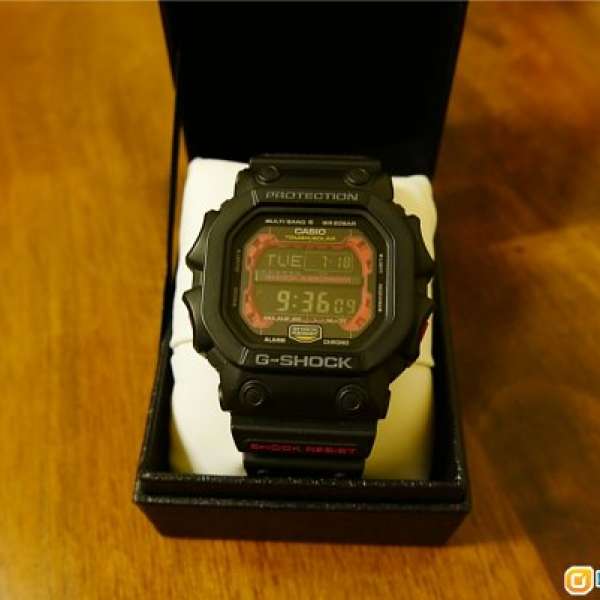 日版 CASIO G-SHOCK 黑紅大隻佬 (有電波)