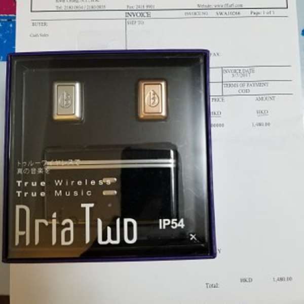 fFLAT5 Aria Two 全無線藍牙耳機全新行貨