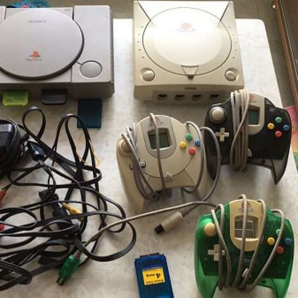舊機 Play Station + Dreamcast