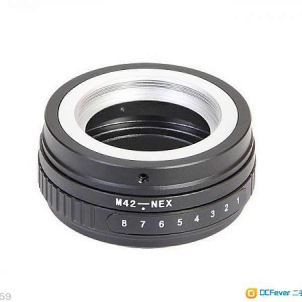 M42-NEX Tilt lens adapter to Sony E Mount camera
